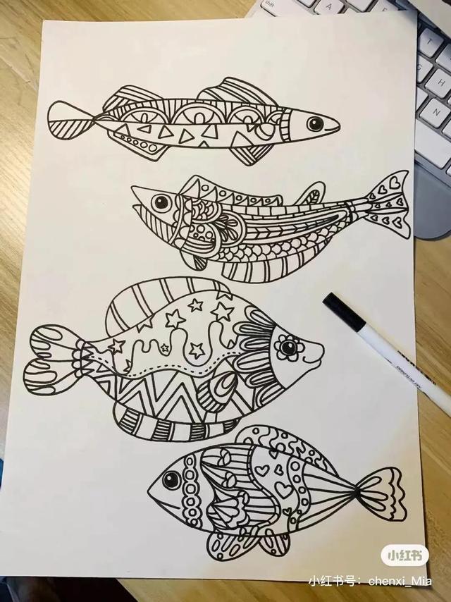 秋天最简单的画，简单秋天的简笔画方法（50张马克笔色彩丰富的秋天主题装饰画）