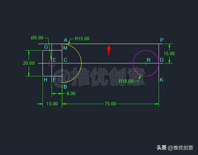 简单的cad制图，cad简单绘图教程（按照大步骤来绘图）