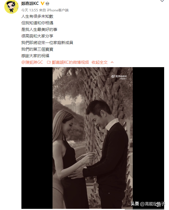 郑嘉颖结婚了吗，郑嘉颖陈凯琳拍拖多少年结婚（52岁郑嘉颖宣布和31岁陈凯琳迎第三胎）