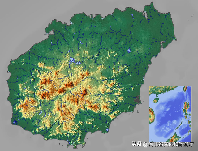 东北地图高清版大图，东三省地图（中国34省区市三维地形图来了）