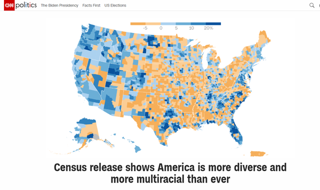 美国黑人白人比例是多少，美国黑人和白人的比例（2020年美国人口普查数据）
