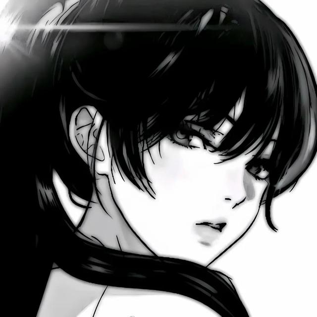 黑白动漫头像男，黑白动漫男头微信（黑白动漫头像）