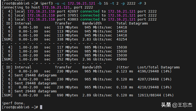 专业网络测试工具，测试下载速度（Iperf3网络性能测试工具）