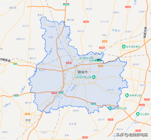 东昌府区规划，山东省聊城市东昌府区