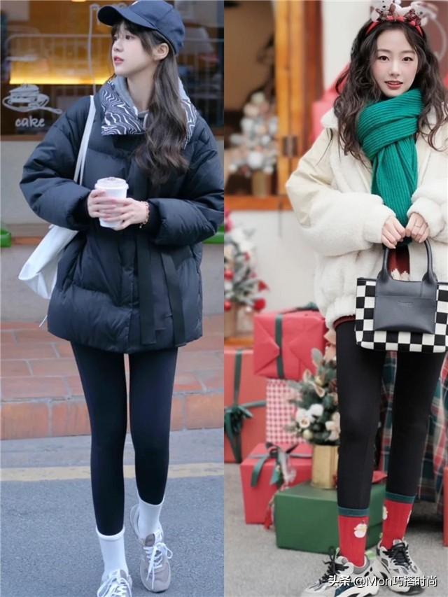 老爹鞋搭配什么裤子穿好看，老爹鞋穿什么裤子好看（“羽绒服+鲨鱼裤+老爹鞋”=今年最火的穿搭）