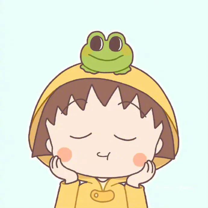 樱桃小丸子发型，江奕/樱桃小丸子百变发型/“每个女孩都是银河遗落在人间的星星”（樱桃小丸子微信头像背景图）