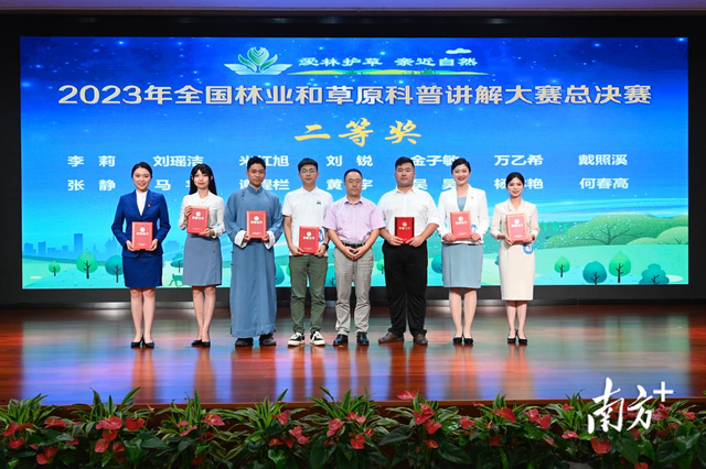 丹霞山在2023年全国林业科普讲解大赛斩获佳绩