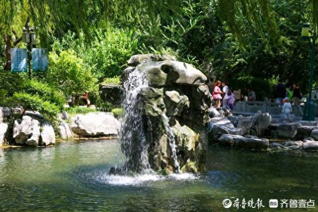 听泉水叮咚，游泉城济南|市区名泉我拍你看，五龙潭泉群14
