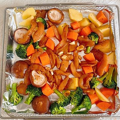 烤鸡胸肉的做法，鸡胸肉烤各种做法（这道时蔬烤鸡胸肉）