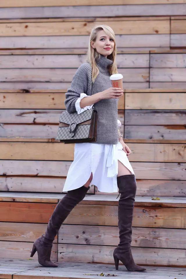 毛衣怎么搭配，条纹毛衣怎么搭配（也太适合织女们了吧）