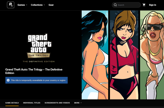 gta5离线模式，gta5离线模式怎么进（PC《GTA三部曲最终版》暂停销售）