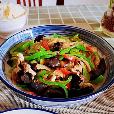 怎样做美味的青椒木耳炒肉丝,青椒木耳炒肉丝的做法(简单几步做好一盘