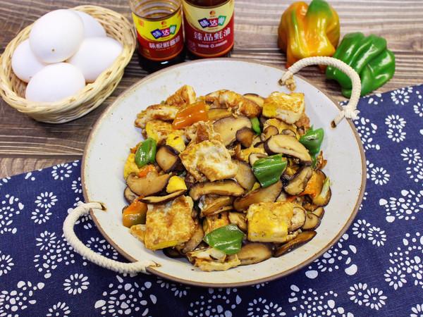 香菇炒什么好吃，香菇配什么菜炒着好吃（好吃到舔盘子的下饭菜#精致一人食#香菇炒煎蛋）