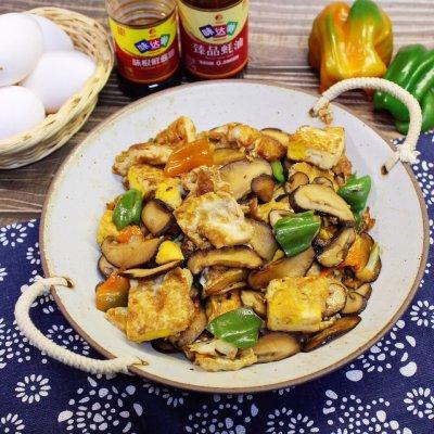 香菇炒什么好吃，香菇配什么菜炒着好吃（好吃到舔盘子的下饭菜#精致一人食#香菇炒煎蛋）