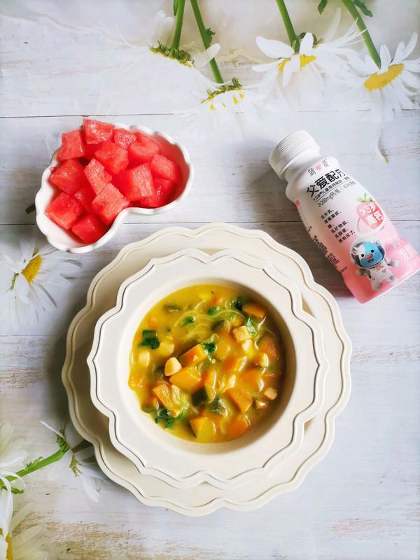 咖喱面条的做法，咖喱面条的做法窍门（这道咖喱三文鱼南瓜浓汤面）