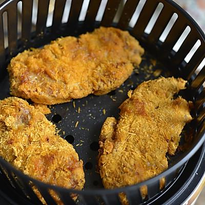 空气炸锅鸡胸肉，空气炸锅做鸡胸肉最简单做法（最适合冬天吃的零油脂无负担的香酥炸鸡排）