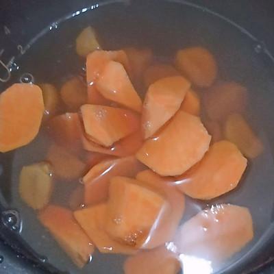 番薯糖水要煮多久，蕃薯糖水煮多久（这样的#我心中的冬日限定#红薯栗子糖水你能吃多少）