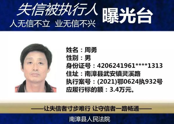 全国失信名单(中国失信执行信息)