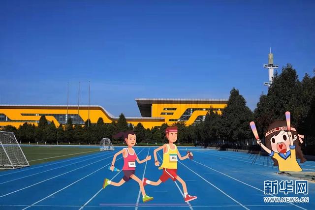 校园风景图片，校园风景（云南这所高校的“冬运会”有点萌）