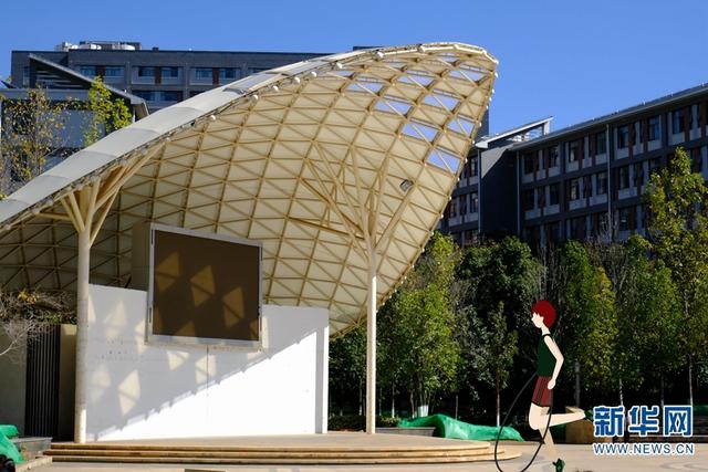 校园风景图片，校园风景（云南这所高校的“冬运会”有点萌）