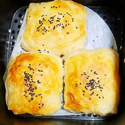 手抓饼，好吃到流泪的手抓饼的吃法（手抓饼用空气炸锅烤几分钟）