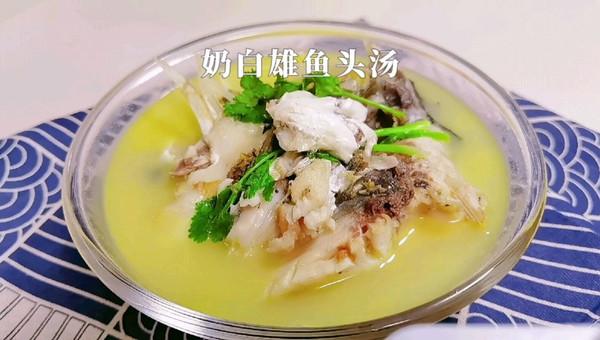 魚頭湯怎樣燉的做法,怎樣煲魚頭湯(#我心中的冬日限定#奶白雄魚魚頭湯