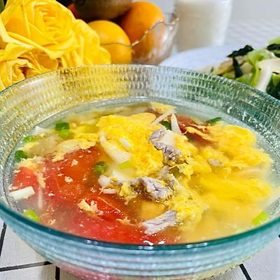 香菇鸡蛋汤做法图解，香菇鸡蛋汤做法图解窍门（零失败的番茄鸡蛋汤～美味又养眼）