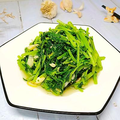 茼蒿怎么炒菜好吃又简单，茼蒿菜怎么炒好吃（#一学就会快手菜#蒜蓉茼蒿）