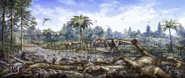 恐龙骨骼化石是怎样形成的，恐龙化石就是恐龙的骨头（拼骨骼、捏肌肉、粘羽毛）