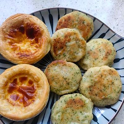 蛋挞空气炸锅温度时间多少，空气炸锅做蛋挞要多少分钟（#一学就会快手菜#无奶油全蛋蛋挞）