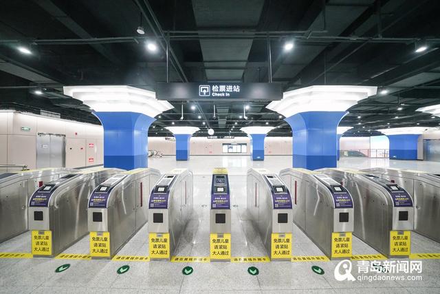 青岛地铁一号线的路线图，青岛地铁1号线今天全线通车