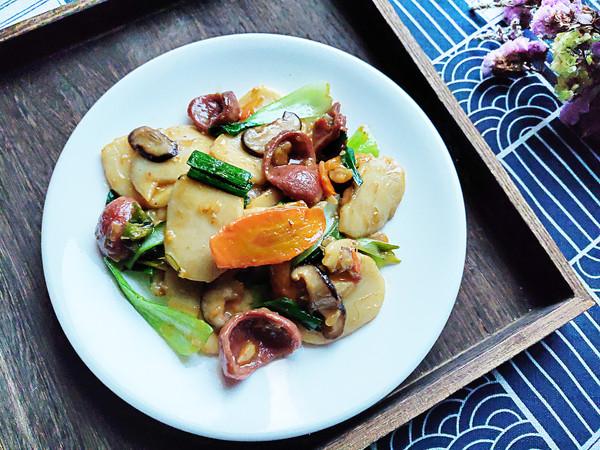 年糕片怎么做好吃，年糕怎么做好吃（#一学就会快手菜#）