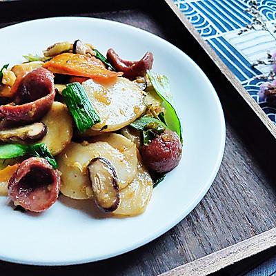 年糕片怎么做好吃，年糕怎么做好吃（#一学就会快手菜#）