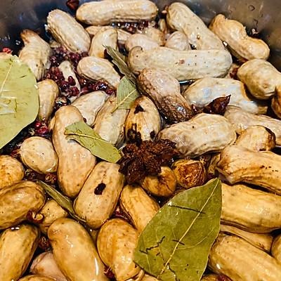 煮带皮花生的做法要煮多久，煮带皮花生的做法要煮多久能熟（#东古家味美食#五香煮花生）