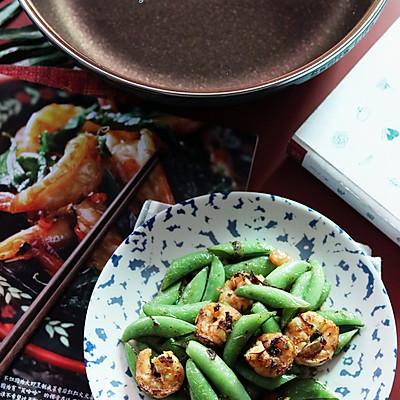 甜豆怎麼做好吃,甜豆炒肉家常做法(無敵下飯的蝦仁炒甜豆)