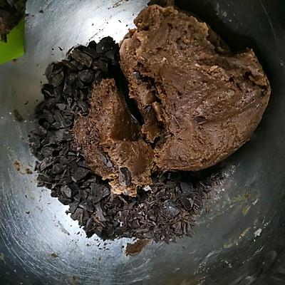 棉花糖巧克力的做法，巧克力包裹棉花糖的做法图片（少油能拉丝的巧克力棉花糖软曲奇）