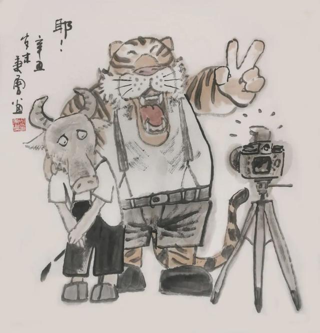 老虎怎么画帅气，老虎的简笔画怎么画（老虎的“虎”究竟有多少种画法）