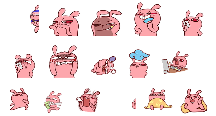 冷兔表情包大全下载(十年前的) - 赤虎壹号