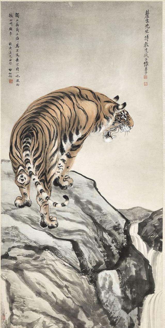 谁的虎画最有名图片
