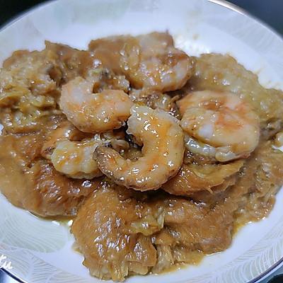 虾仁独面筋做法参考，虾仁独面筋的家常做法窍门（餐桌上最有人气的家常菜之不一般好吃的虾仁独面筋）