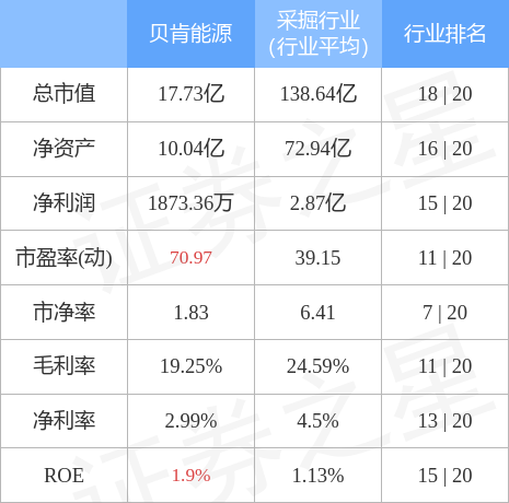 贝肯能源股票（0028282月7日9点25分封涨停板）