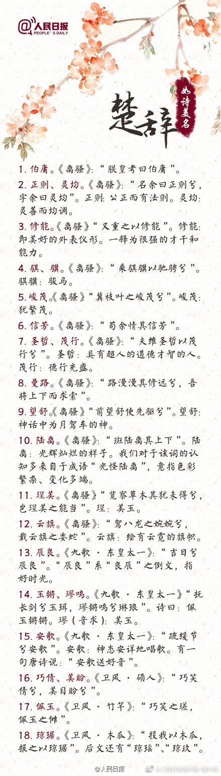 出自诗经的四字网名，诗经网名大全四个字（来自诗经楚辞的如诗美名）