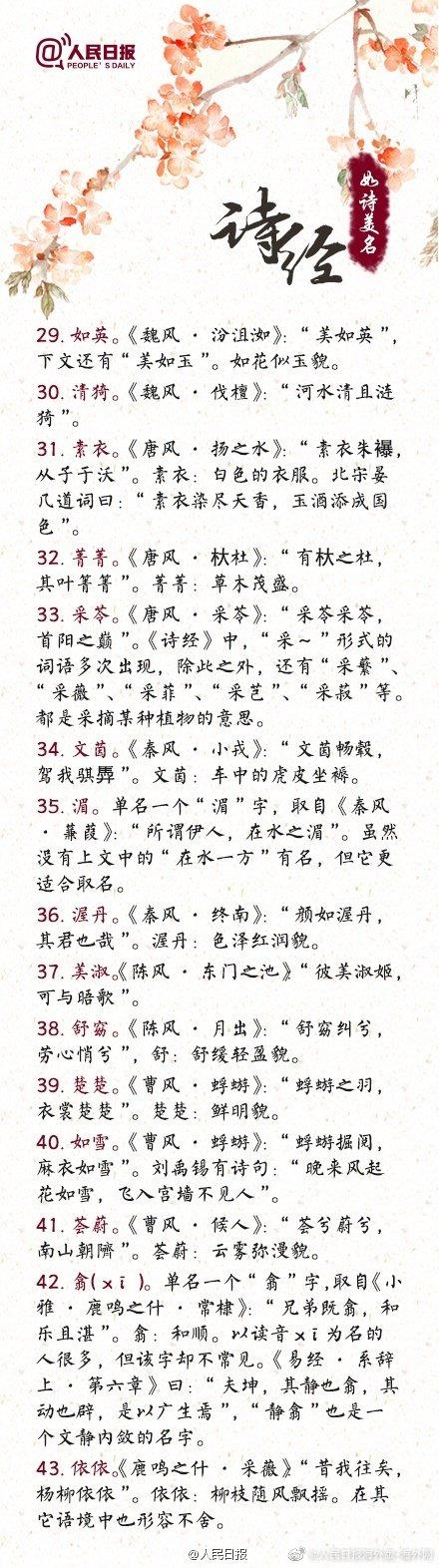 出自诗经的四字网名，诗经网名大全四个字（来自诗经楚辞的如诗美名）