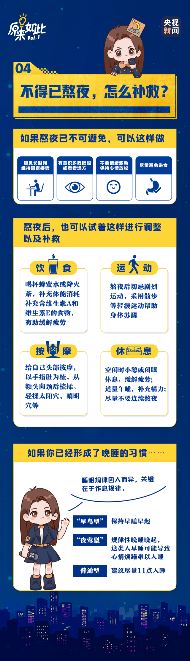 熬夜第二天怎么补救，昨晚熬夜第二天早上怎么补救（熬夜、失眠自救指南）