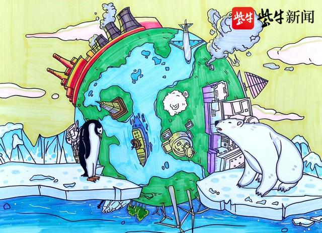 未来城市科幻画，关于未来世界的科幻画主题（南京小学生用画笔描绘“未来城市”）