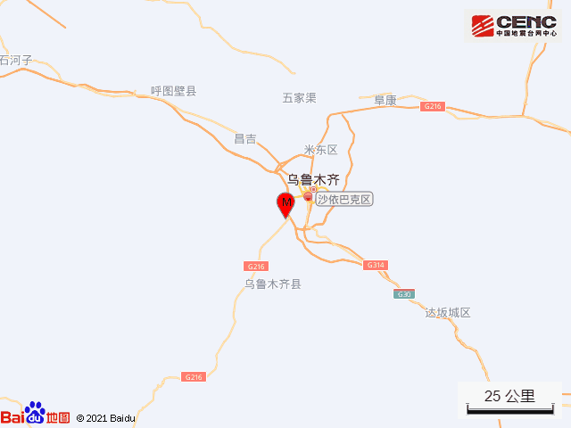 新疆托克逊县地震，3月23日23时4分新疆吐鲁番市托克逊县发生3.0级地震（新疆乌鲁木齐市沙依巴克区发生2.6级地震）