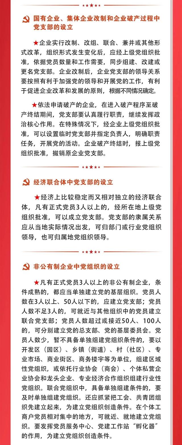 党支部成立条件，成立党支部的条件（一图看懂党支部如何设立）