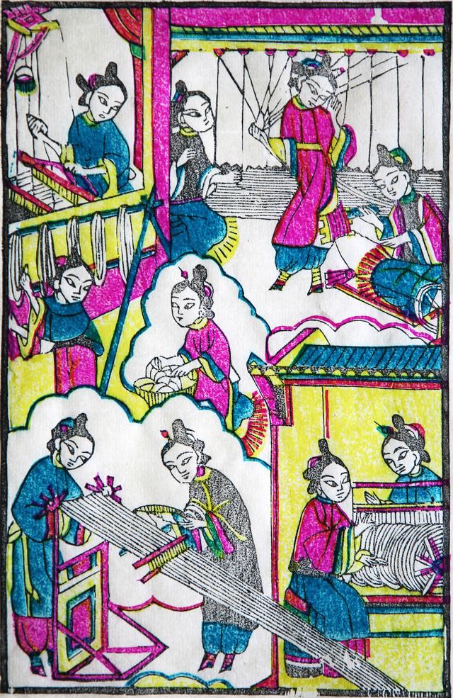 敕令符咒画法大全图片，敕令符（凤翔年画中的谷雨：驱凶纳吉）
