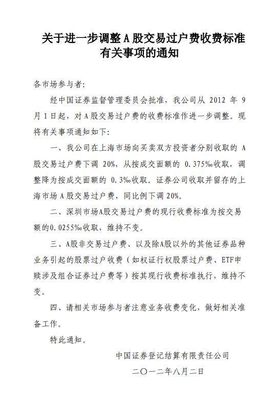 买卖股票的手续费怎么计算,股票买卖手续费怎么算（史上第4次股票交易过户费调整来了）
