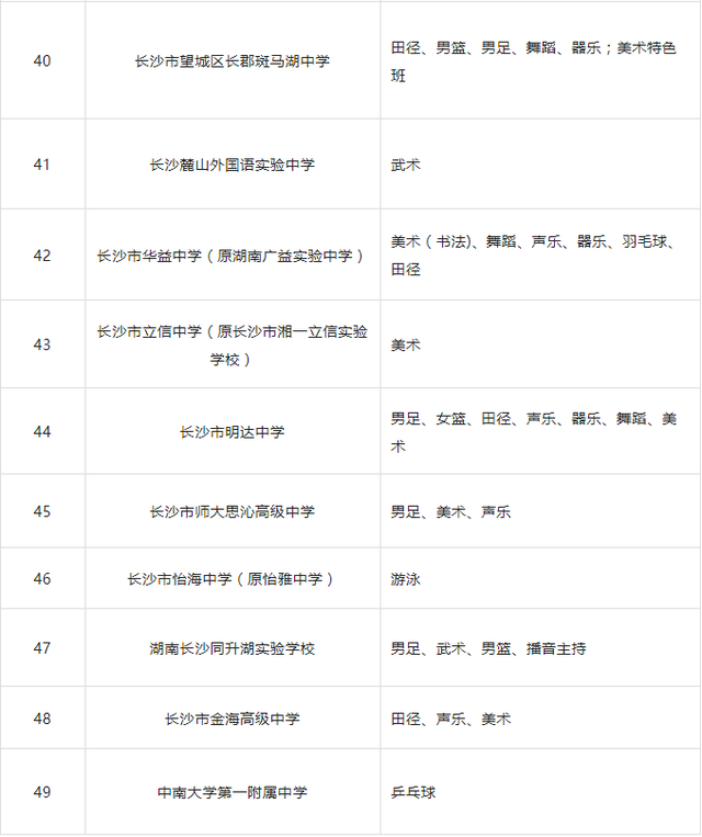高等学校毕业生登记表有何特长，高等学校毕业生登记表有何特长例子（长沙城区高中特长生怎么招）